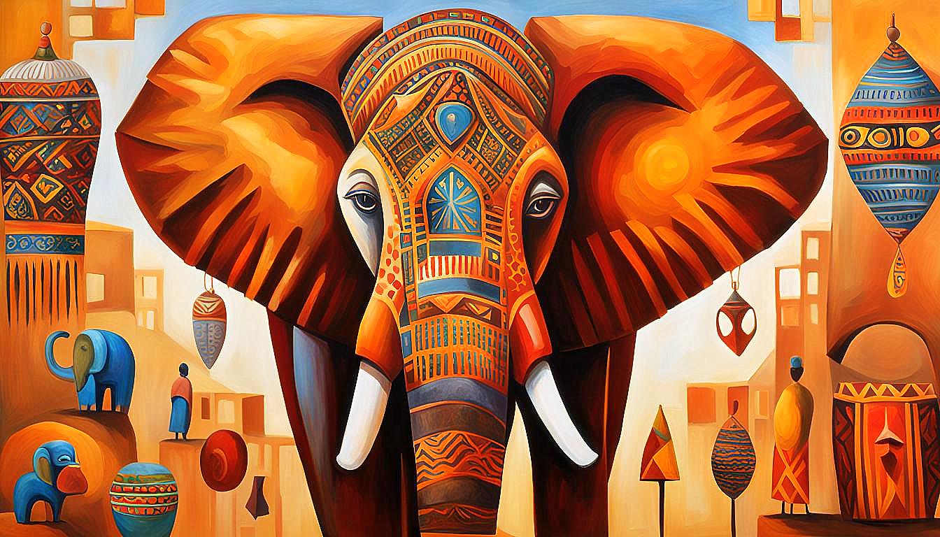 Majestic Giants: The Elephant in Cultural Art