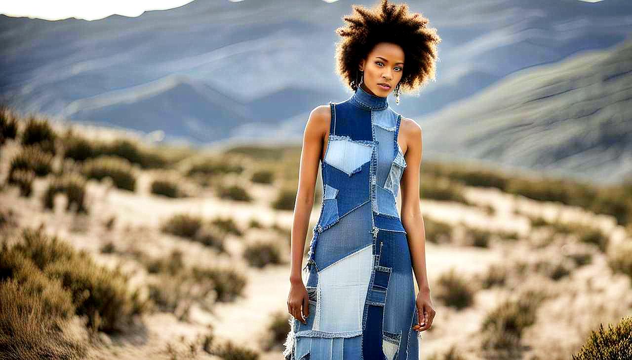 Denim Reclaimed: Capture the Essence of Upcycled Elegance