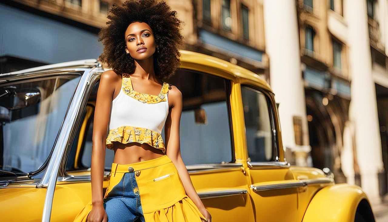 Urban Elegance: Embrace Sustainable Style in Radiant Yellow