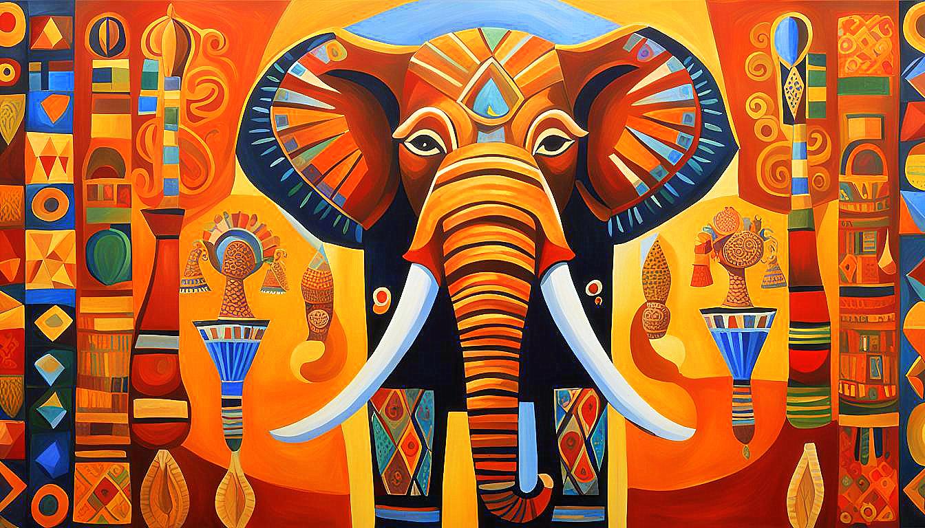 Majestic Giants: The Elephant in Cultural Art