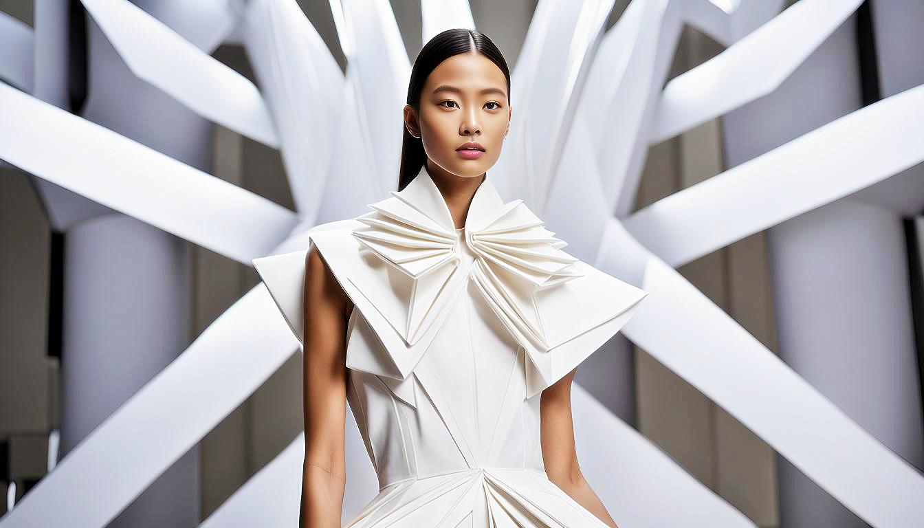 Origami Dreams: A Captivating Fusion of Art on the Runway