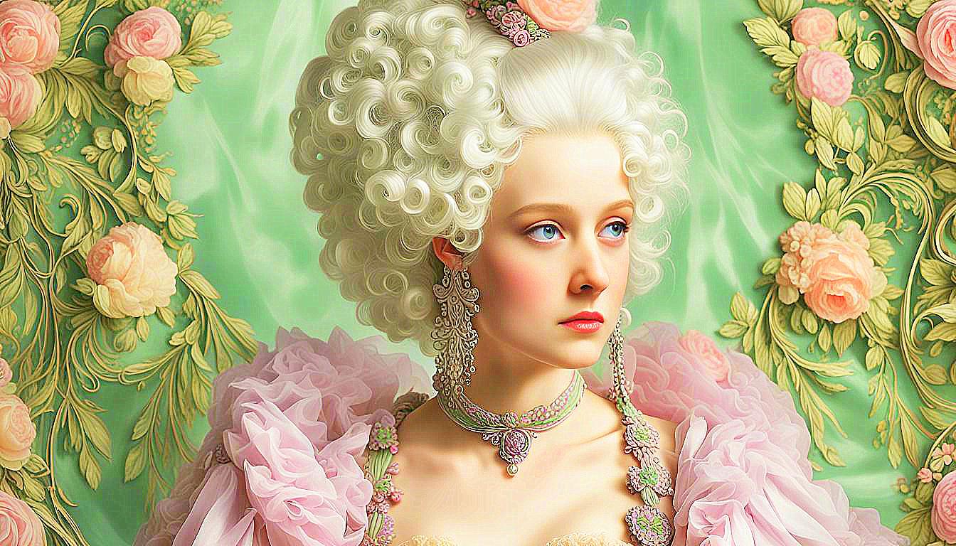 The Serene Princess: A Vision of 1820s Splendor