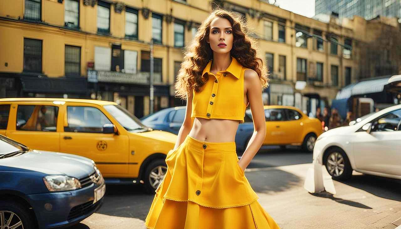 Urban Elegance: Embrace Sustainable Style in Radiant Yellow