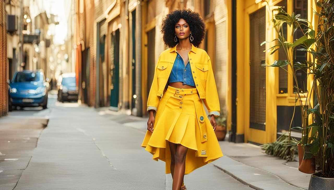 Urban Elegance: Embrace Sustainable Style in Radiant Yellow