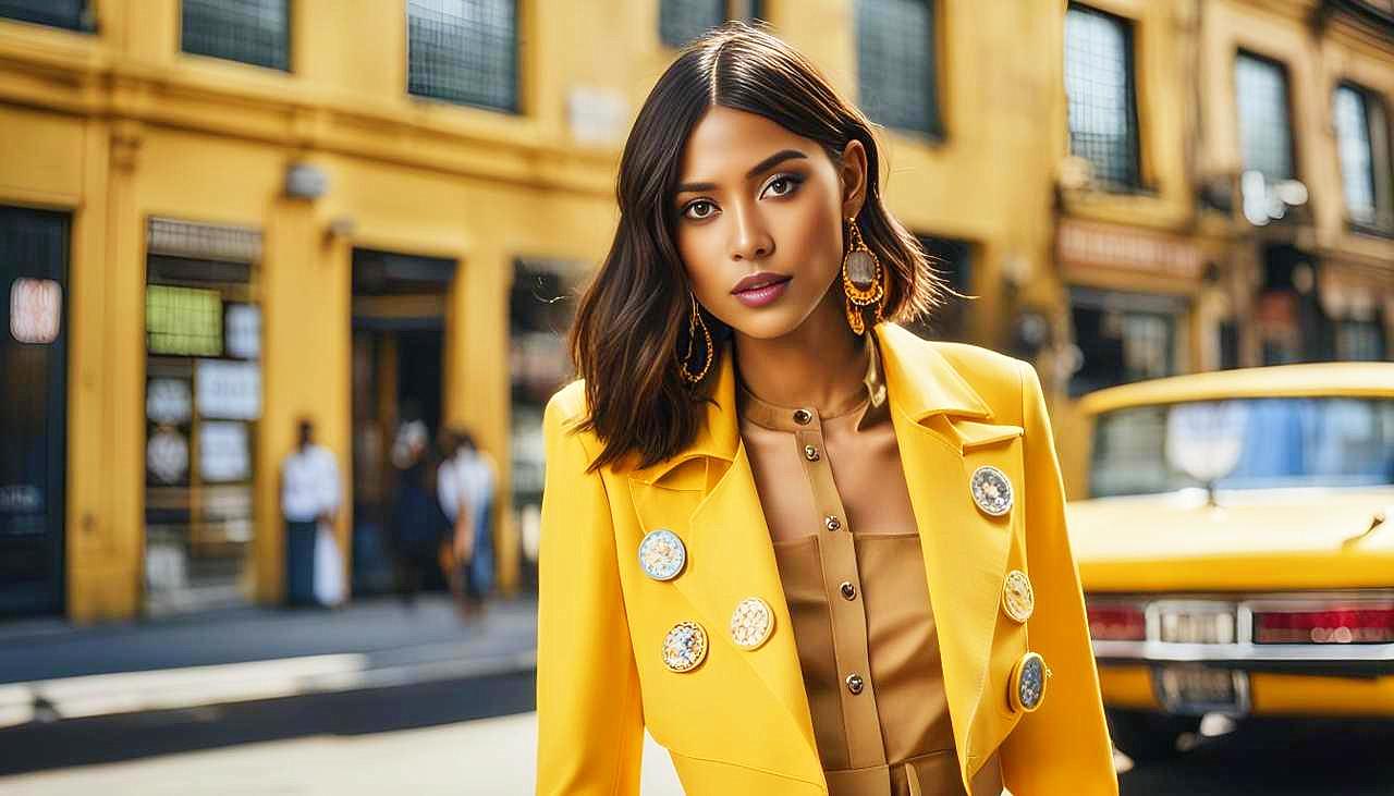 Urban Elegance: Embrace Sustainable Style in Radiant Yellow