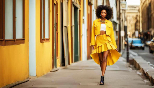 Urban Elegance: Embrace Sustainable Style in Radiant Yellow