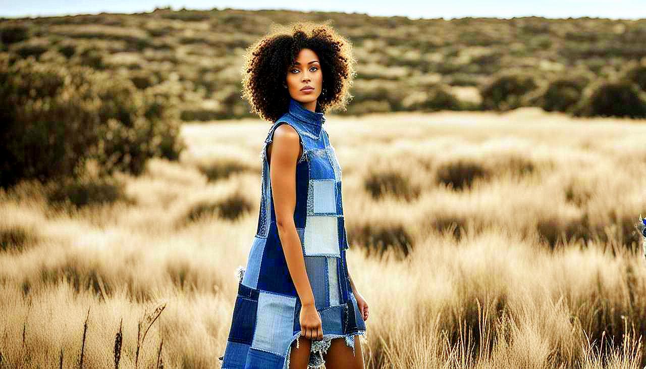 Denim Reclaimed: Capture the Essence of Upcycled Elegance