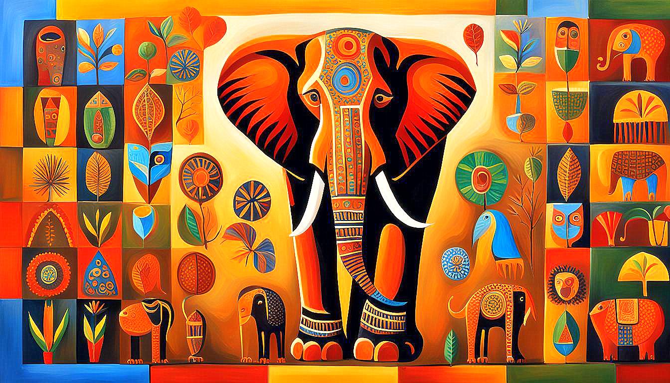 Majestic Giants: The Elephant in Cultural Art