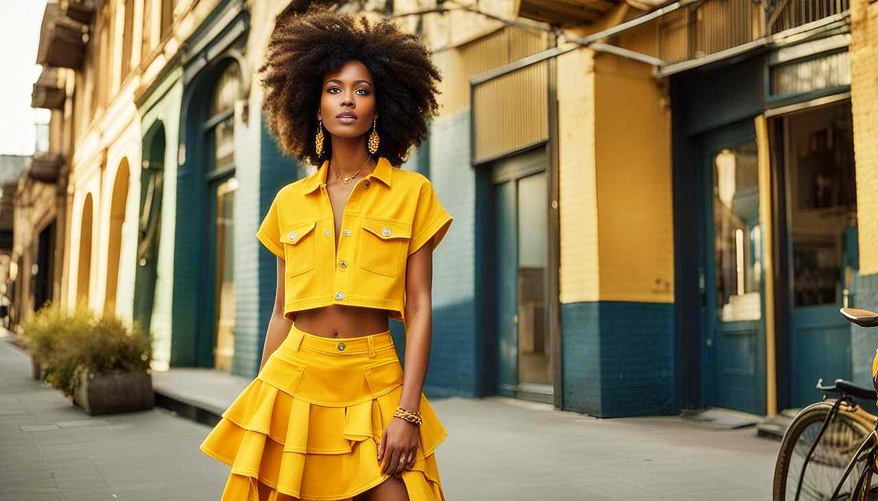 Urban Elegance: Embrace Sustainable Style in Radiant Yellow