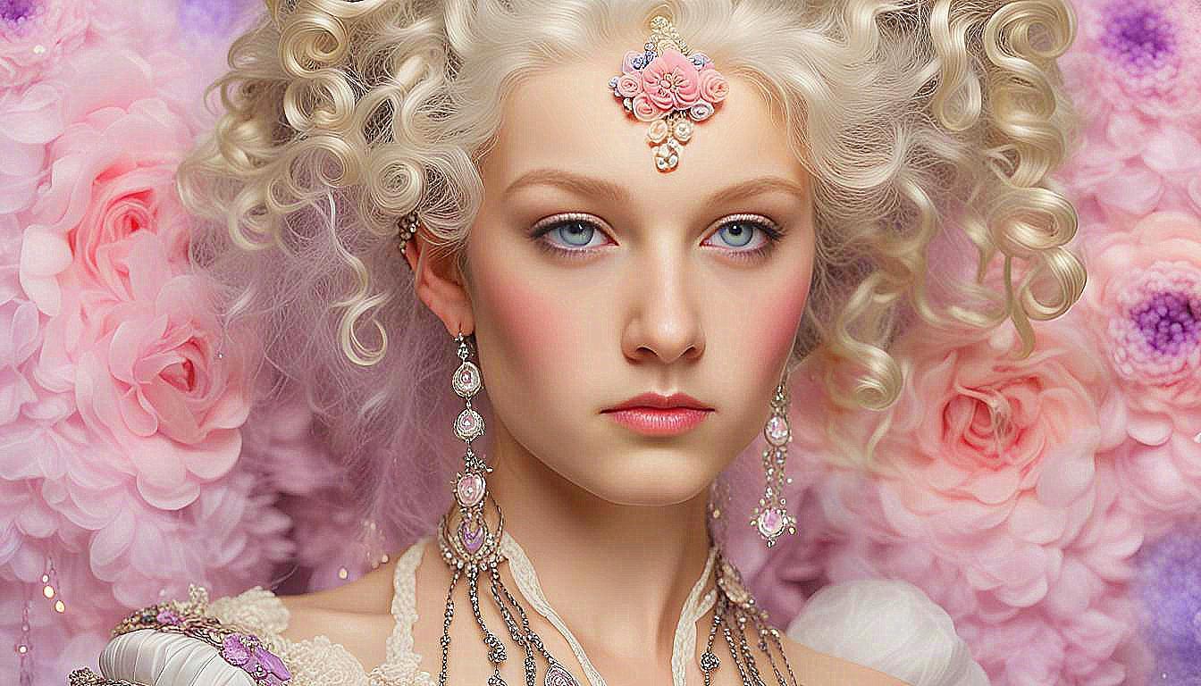 The Serene Princess: A Vision of 1820s Splendor