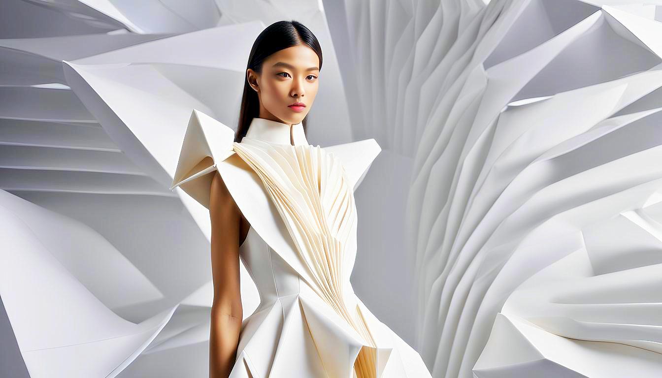 Origami Dreams: A Captivating Fusion of Art on the Runway