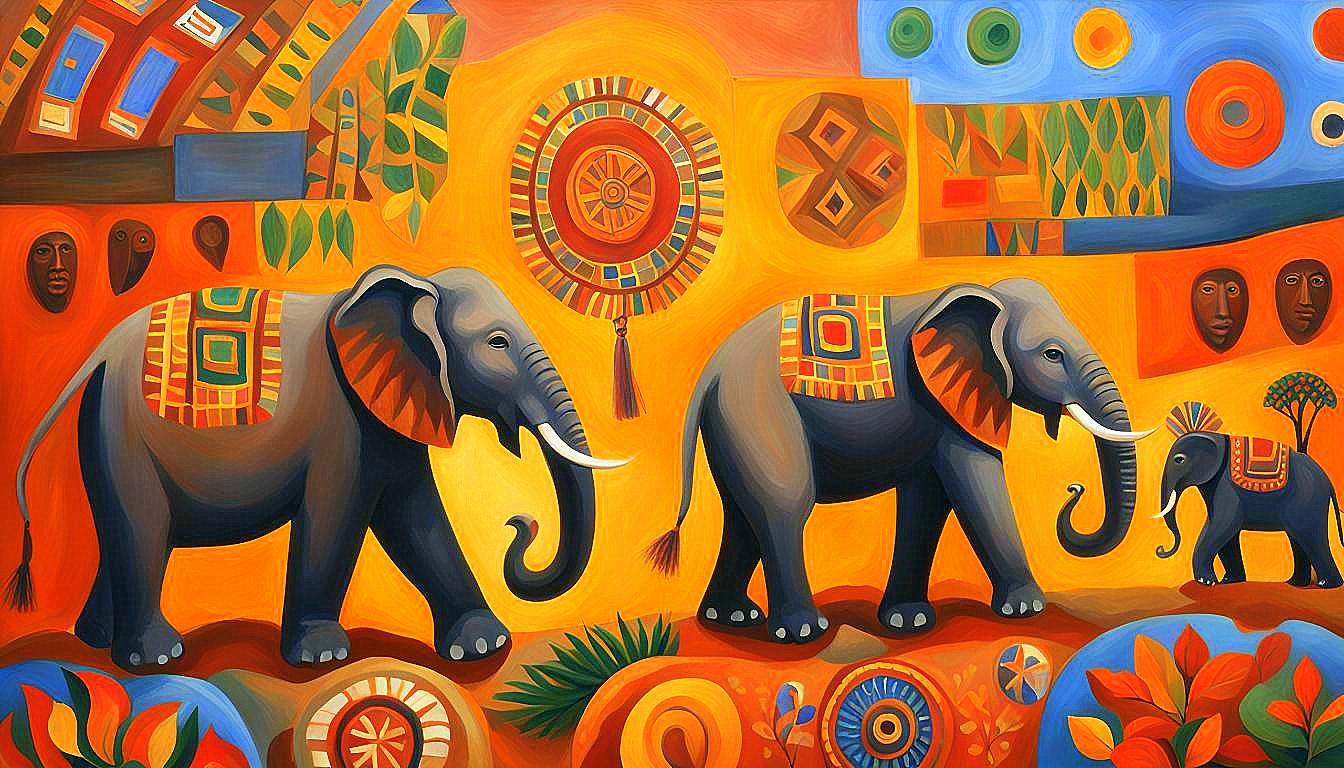 Majestic Giants: The Elephant in Cultural Art