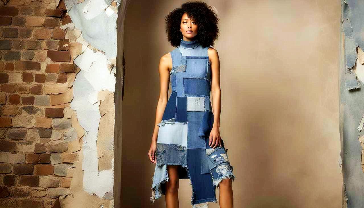 Denim Reclaimed: Capture the Essence of Upcycled Elegance