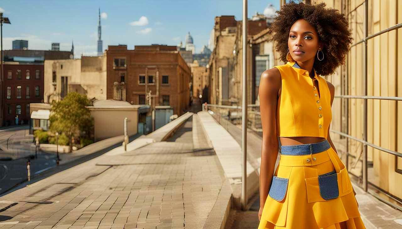 Urban Elegance: Embrace Sustainable Style in Radiant Yellow