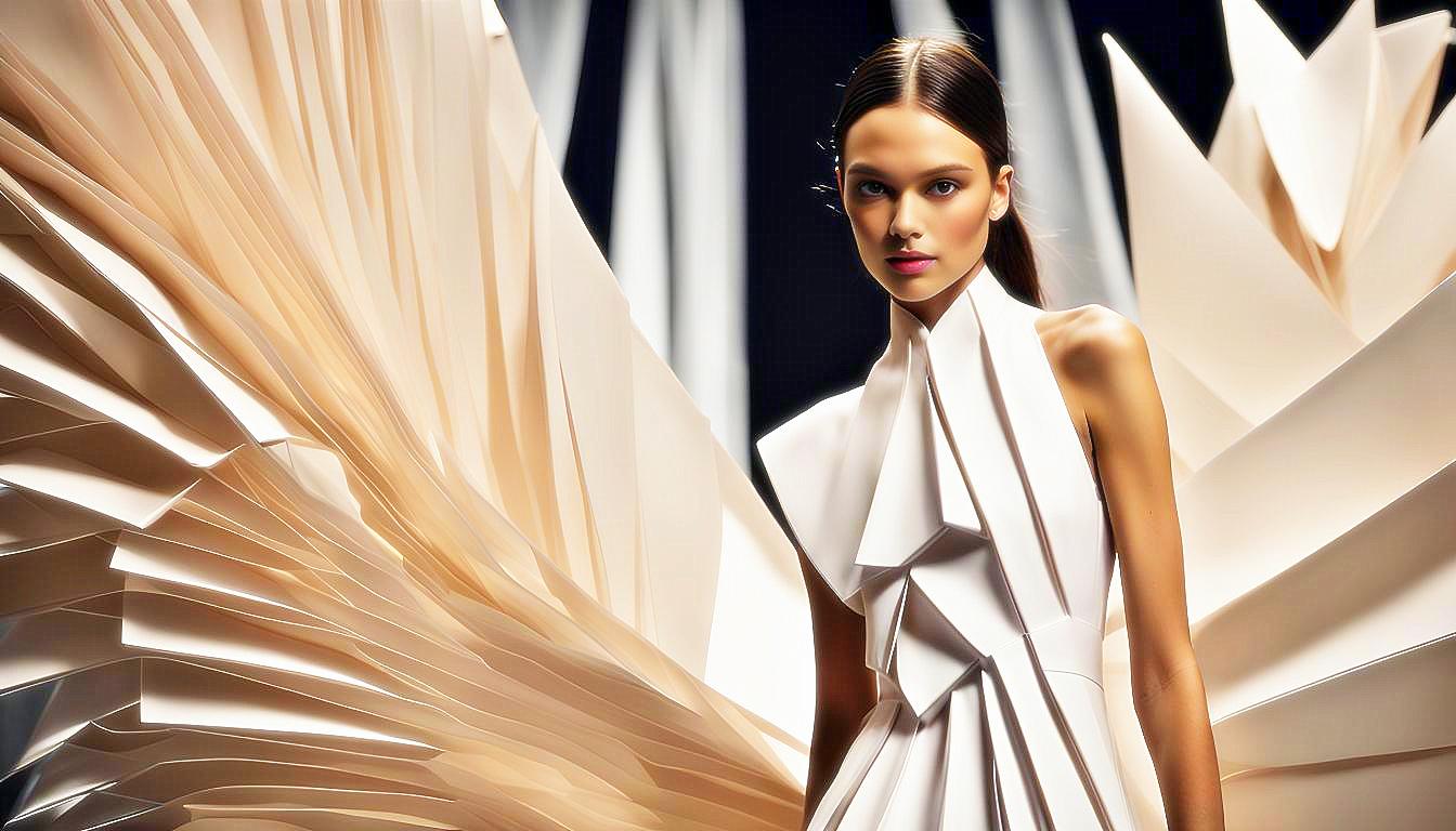 Origami Dreams: A Captivating Fusion of Art on the Runway