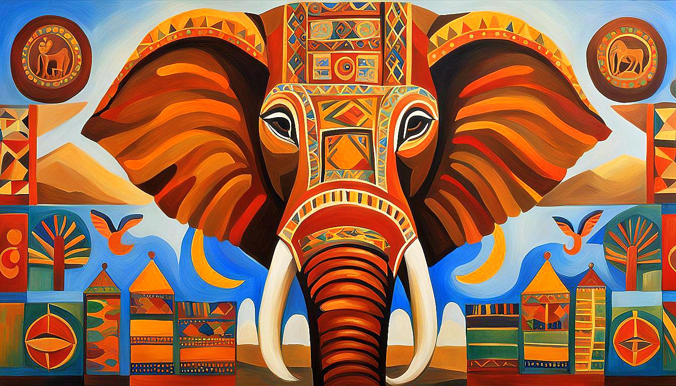 Majestic Giants: The Elephant in Cultural Art