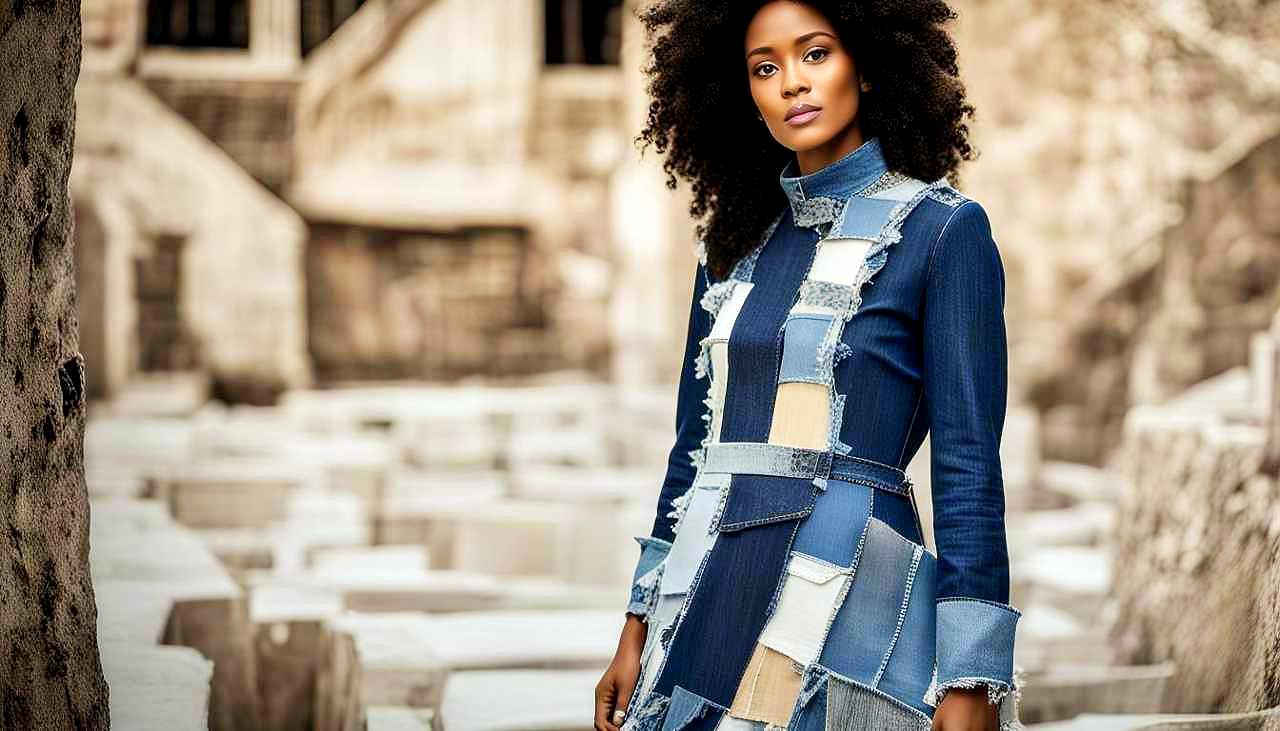 Denim Reclaimed: Capture the Essence of Upcycled Elegance