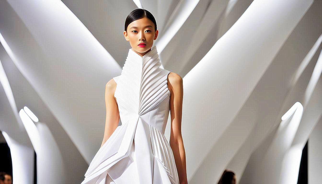 Origami Dreams: A Captivating Fusion of Art on the Runway