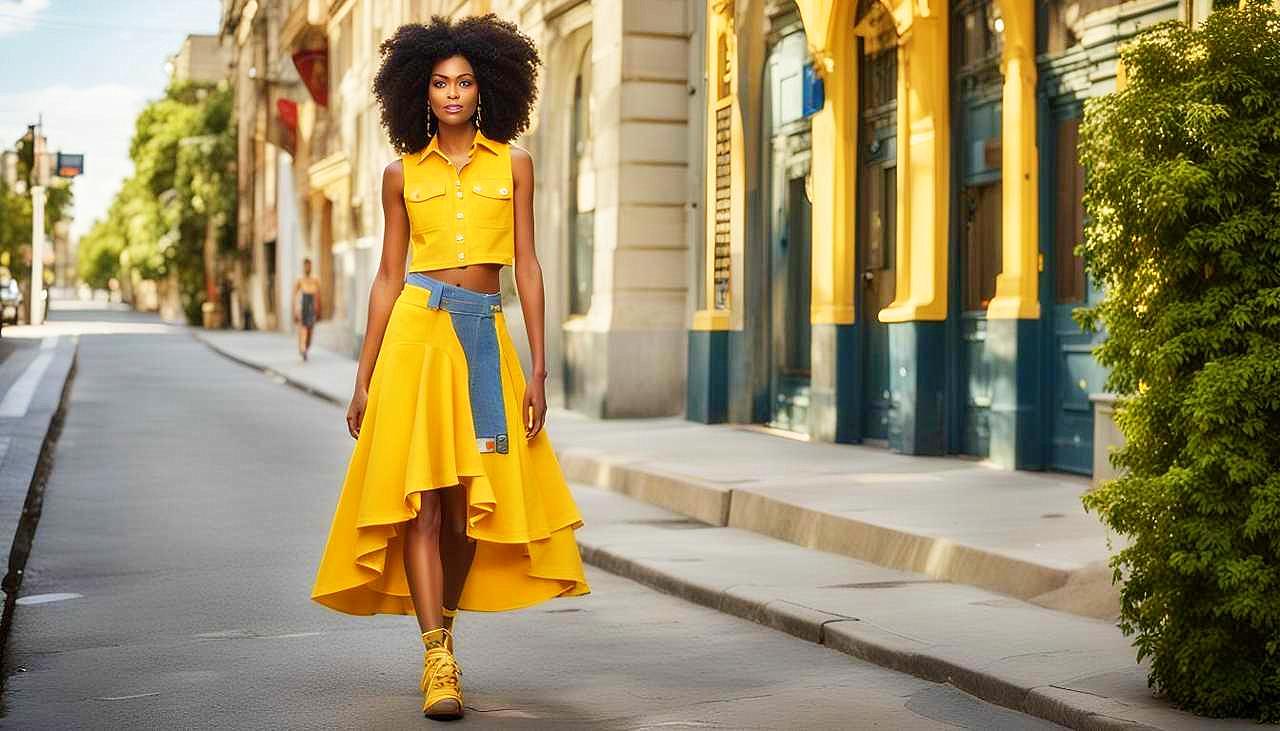 Urban Elegance: Embrace Sustainable Style in Radiant Yellow