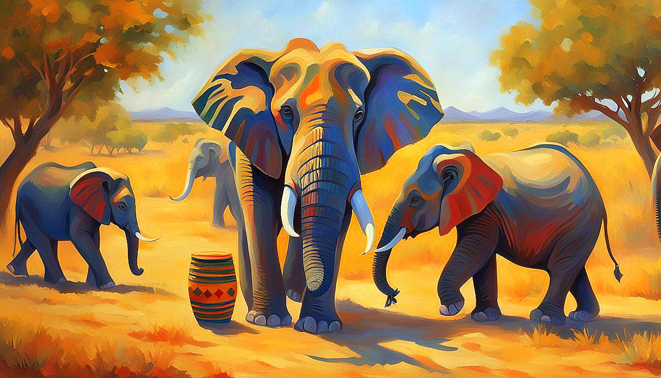 Majestic Giants: The Elephant in Cultural Art