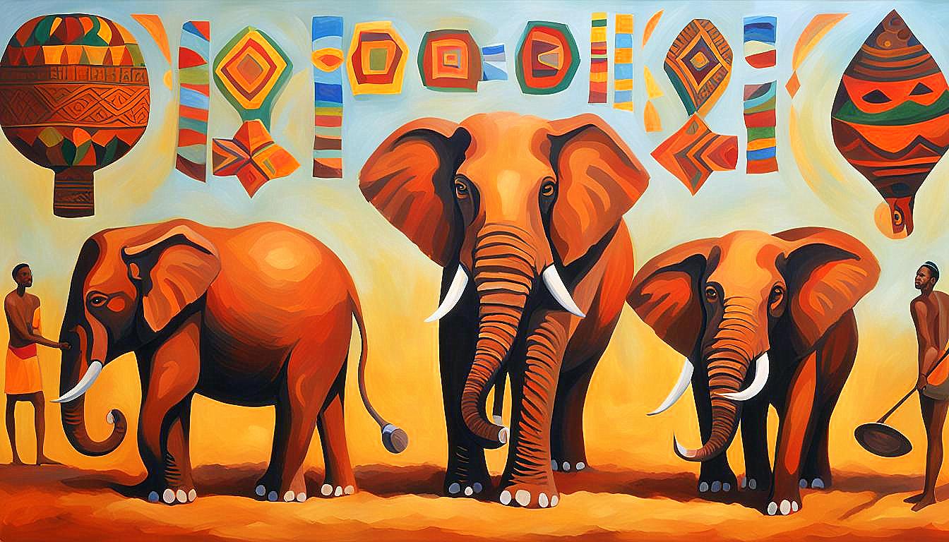 Majestic Giants: The Elephant in Cultural Art