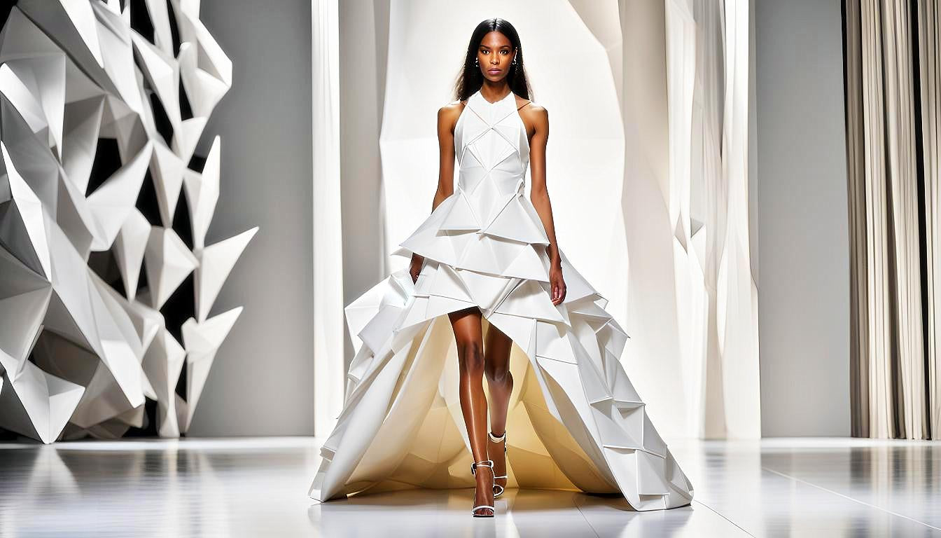 Origami Dreams: A Captivating Fusion of Art on the Runway