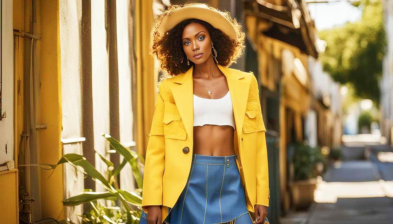 Urban Elegance: Embrace Sustainable Style in Radiant Yellow