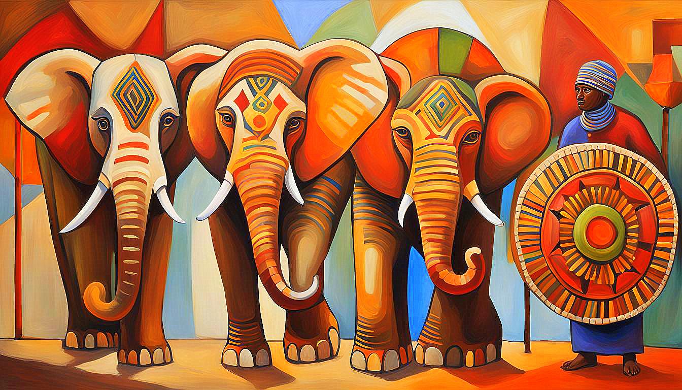 Majestic Giants: The Elephant in Cultural Art