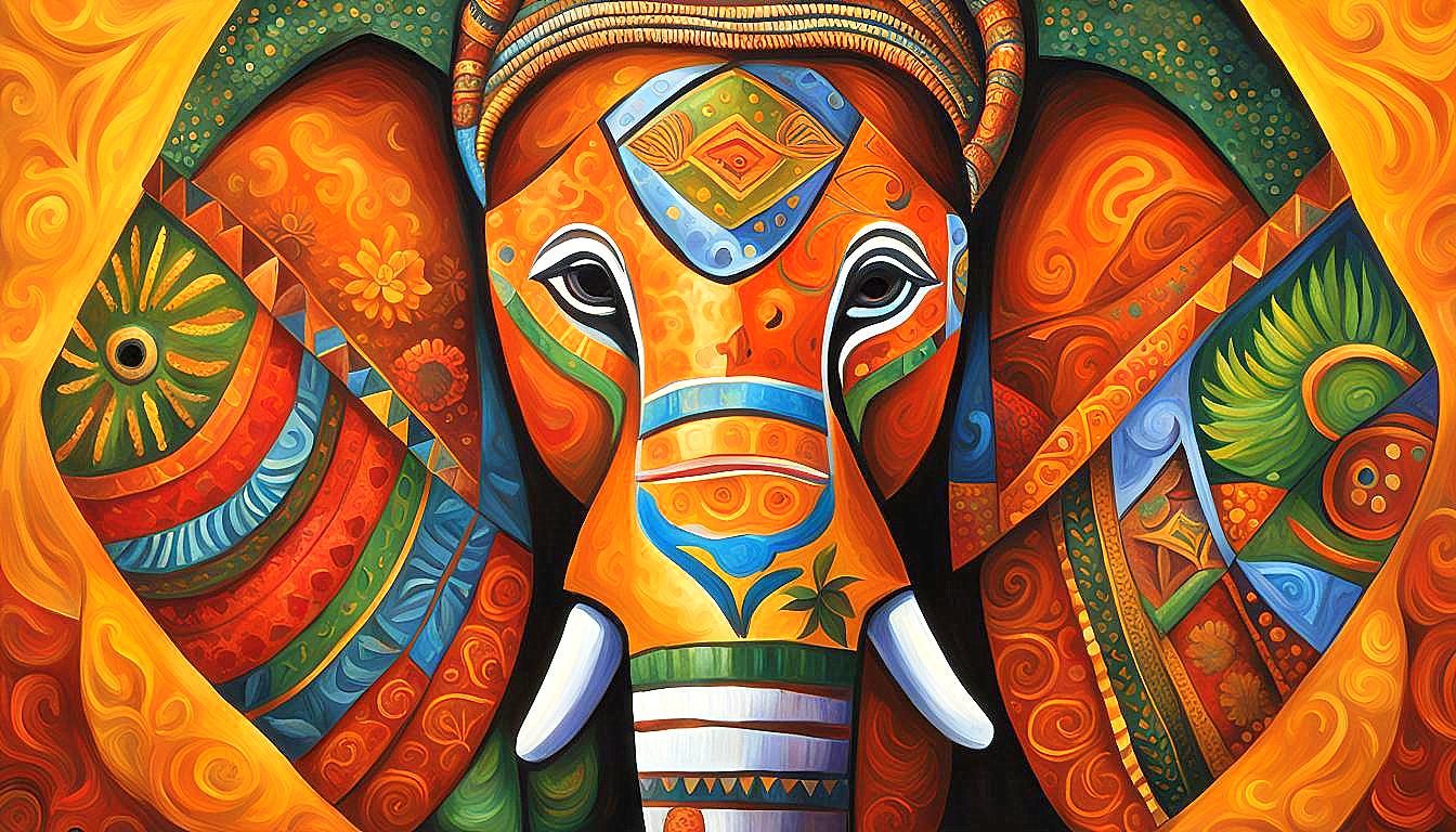 Majestic Giants: The Elephant in Cultural Art